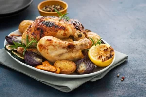 baked-chicken-with-lemon-vegetables