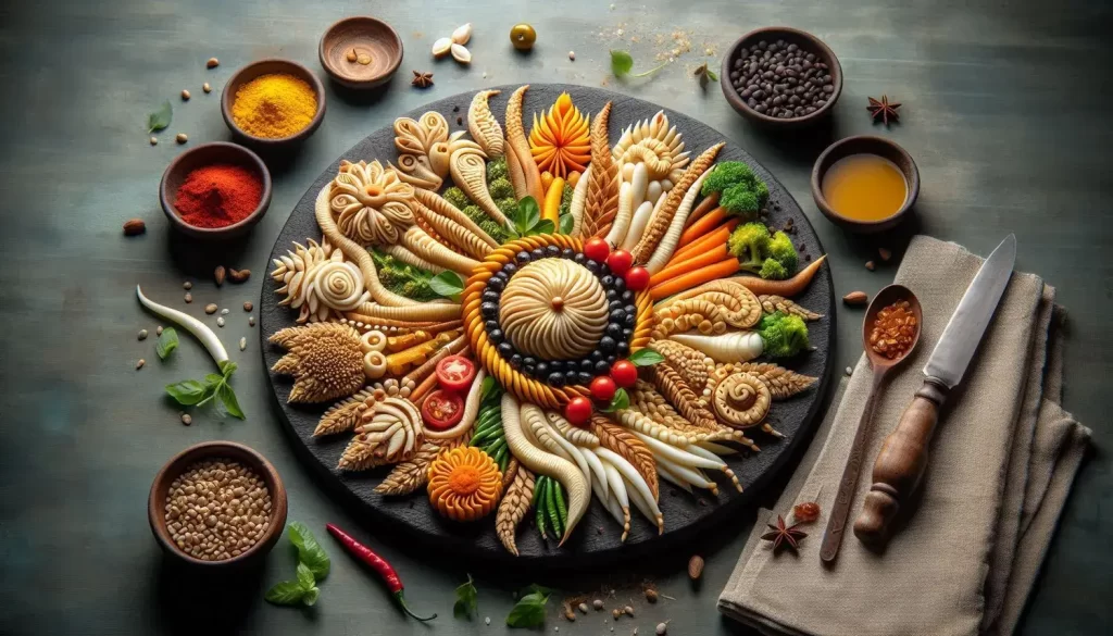 Unique Garnishes from Different Regional Indian Cuisines